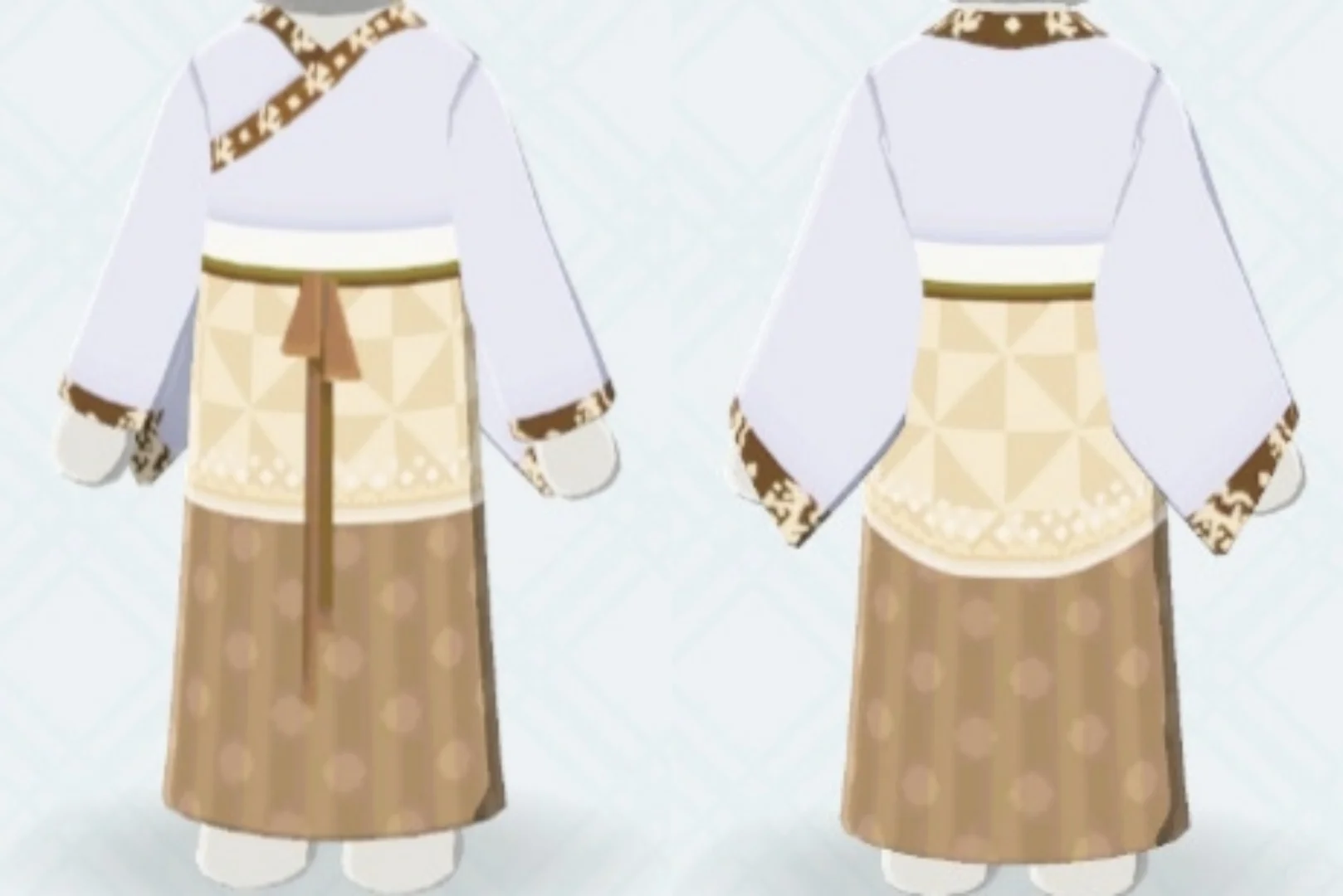 Elegant Ming Dynasty Hanfu Design — Tomodachi Life DIY pattern