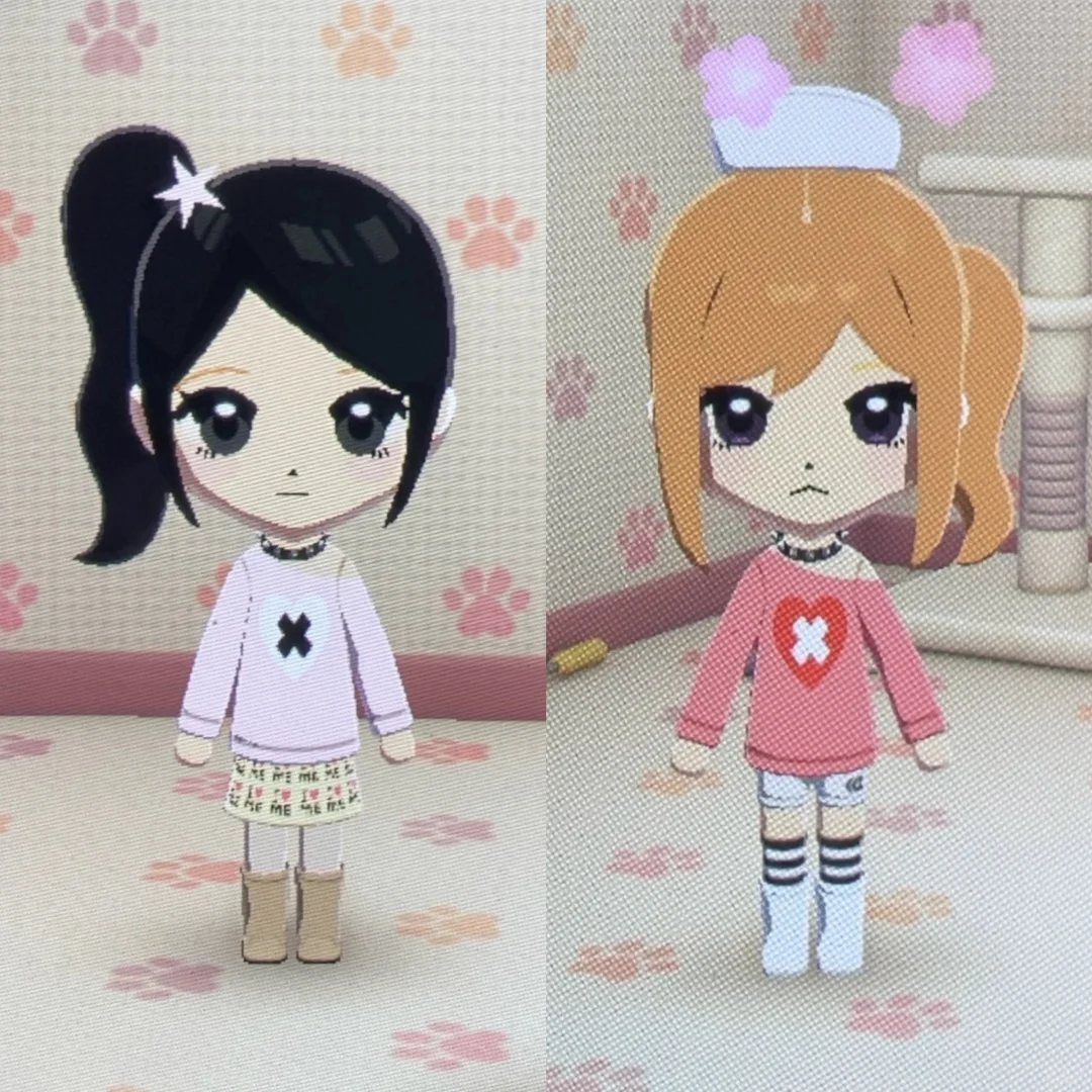 Simple Faerie Off-Shoulder Long Sleeve Tee Pattern — Tomodachi Life DIY pattern