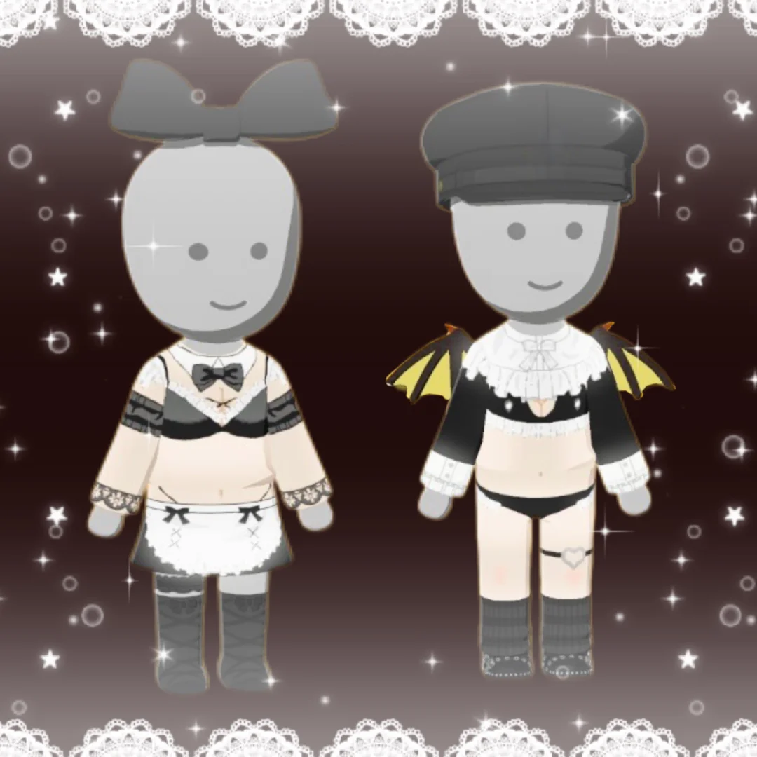 Sacred Maid Outfit Inspired by Kitakawa Hime from Oshi no Ko — Tomodachi Life DIY pattern