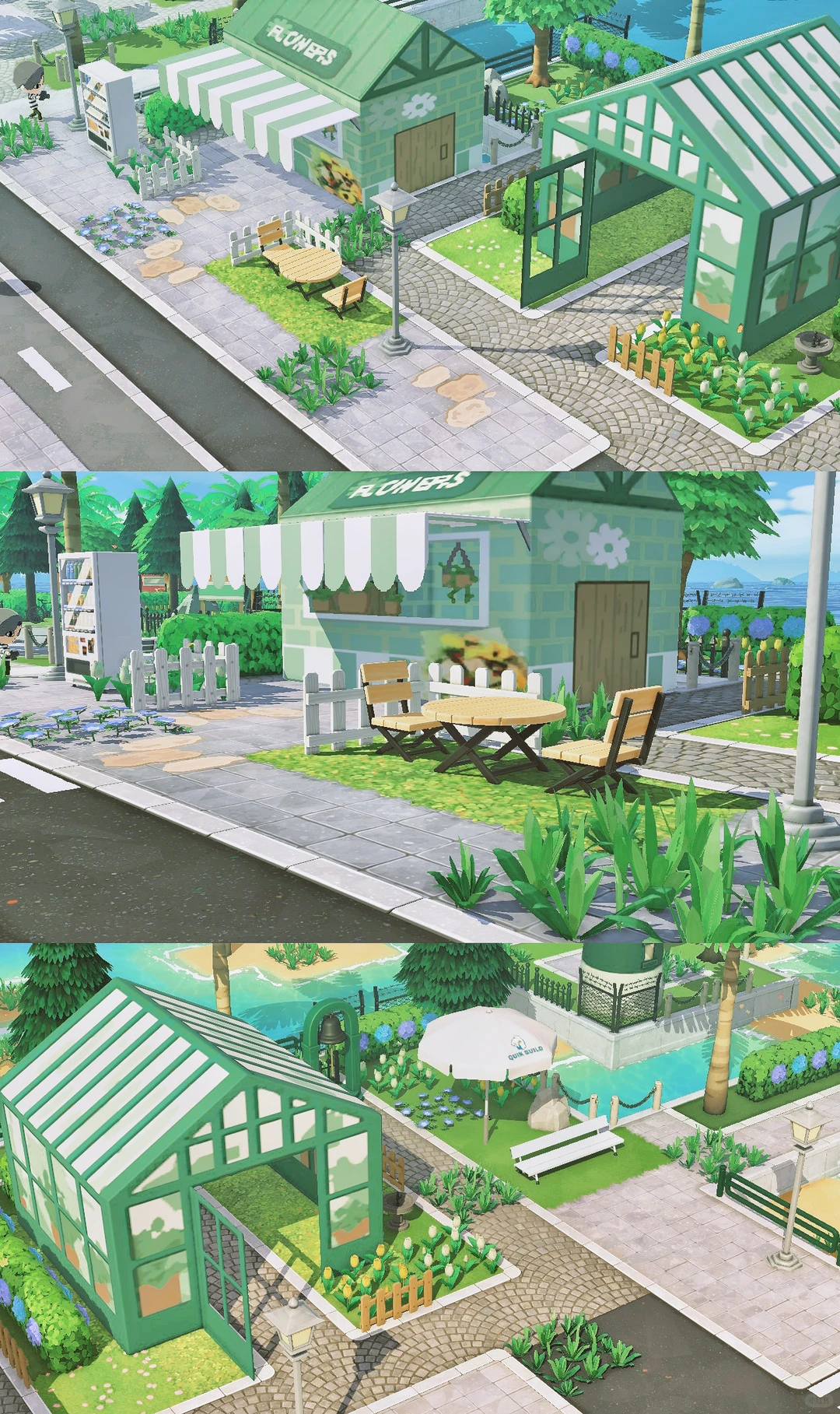🌴人森手搓岛建🌴温室棚与花铺🍀 — 人森 DIY 图纸