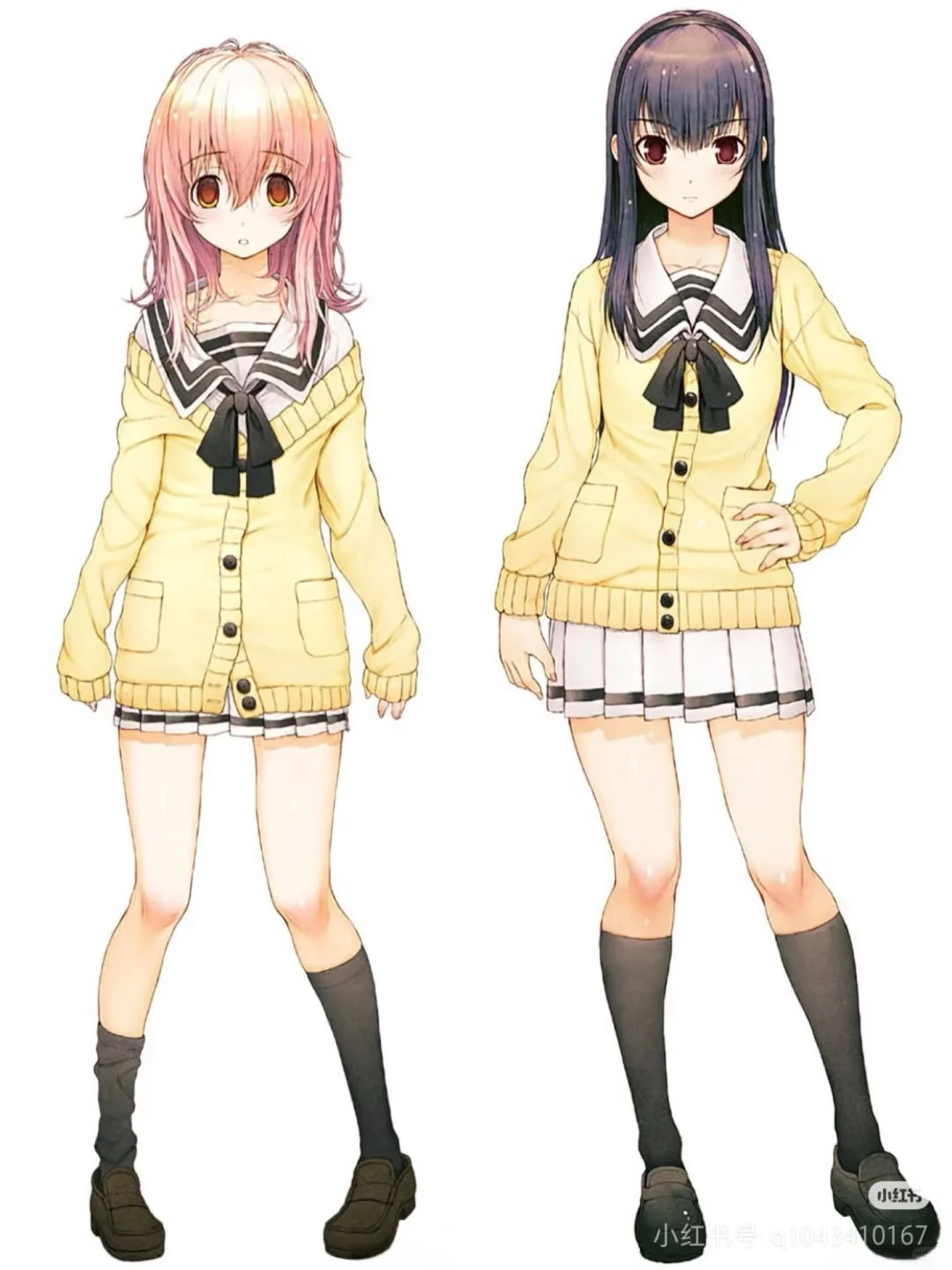 トモコレ 彼女の学校制服デザインシート — トモダチライフ DIY 図案（6枚目）
