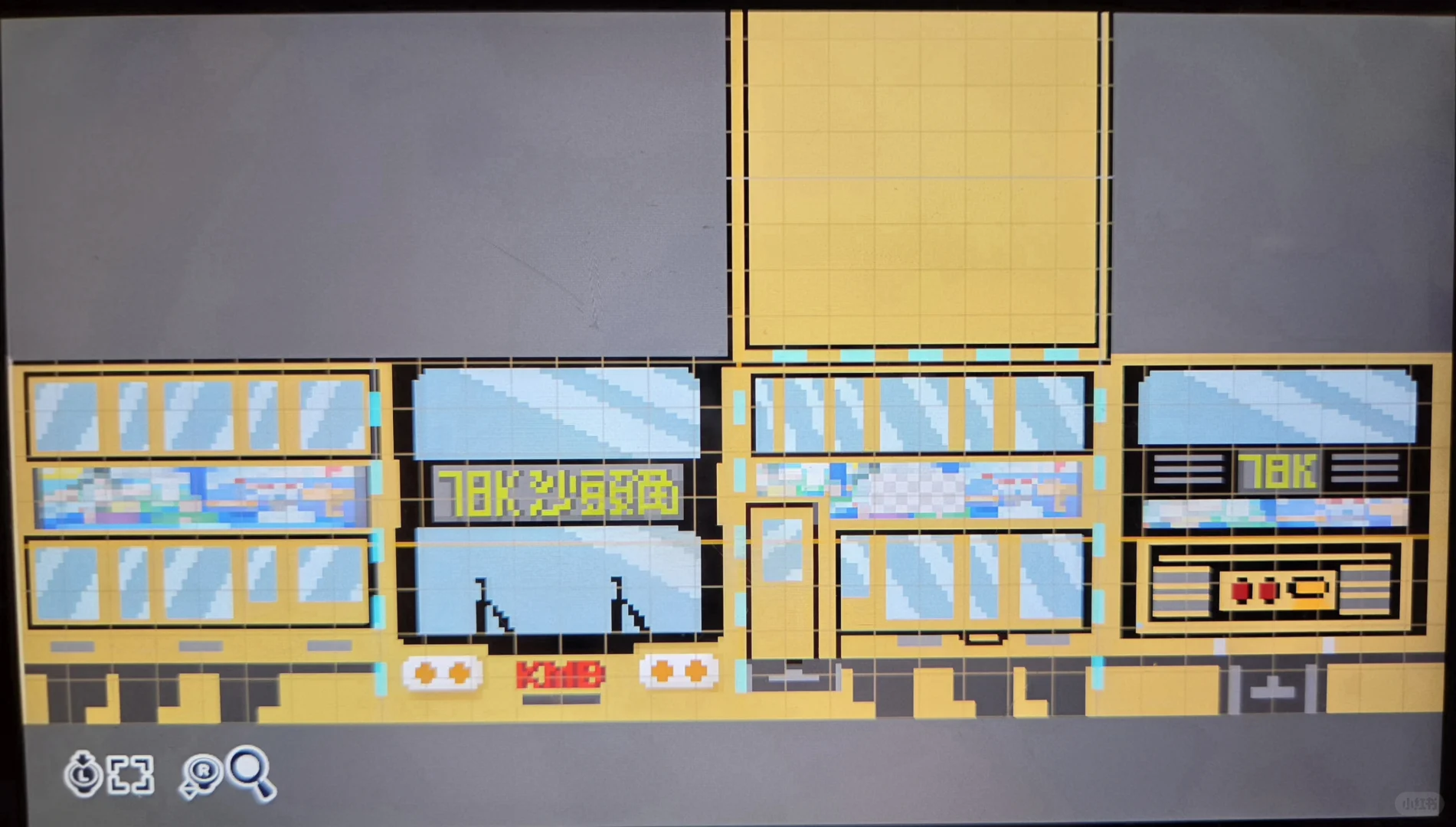 Design de bus de Hong Kong dans Tomodachi Life : Une vie de rêve — Tomodachi Life motif DIY (image 2)
