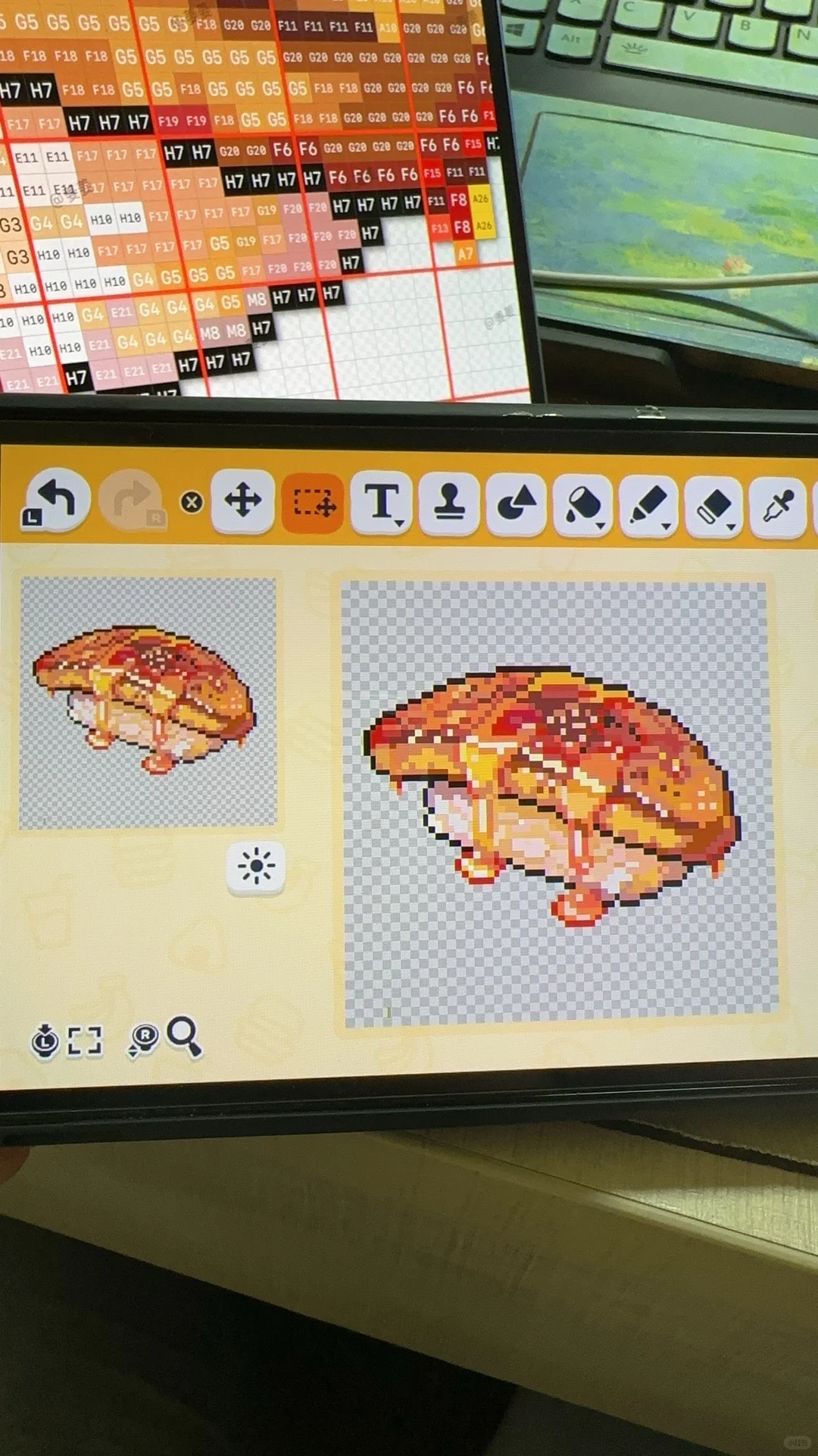 トモコレ フード拼豆まとめ 大量制作 — トモダチライフ DIY 図案（6枚目）