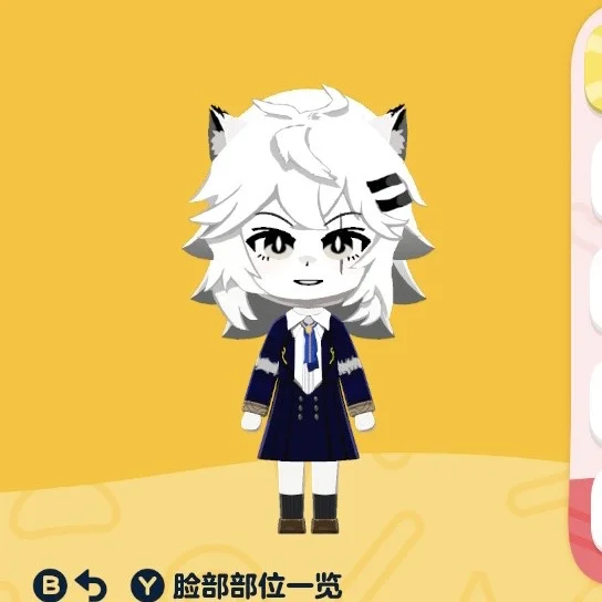 トモコレ用 幼少期ラップランドの衣装デザインシート — トモダチライフ DIY 図案（2枚目）