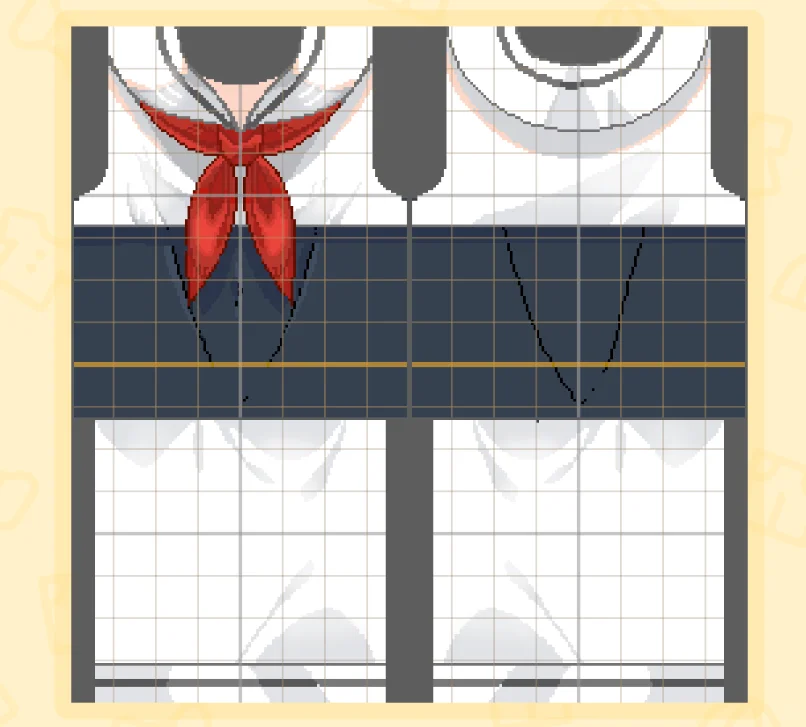 画了有点恶俗的衣服（附图纸） — 人森 DIY 图纸（第 3 张）