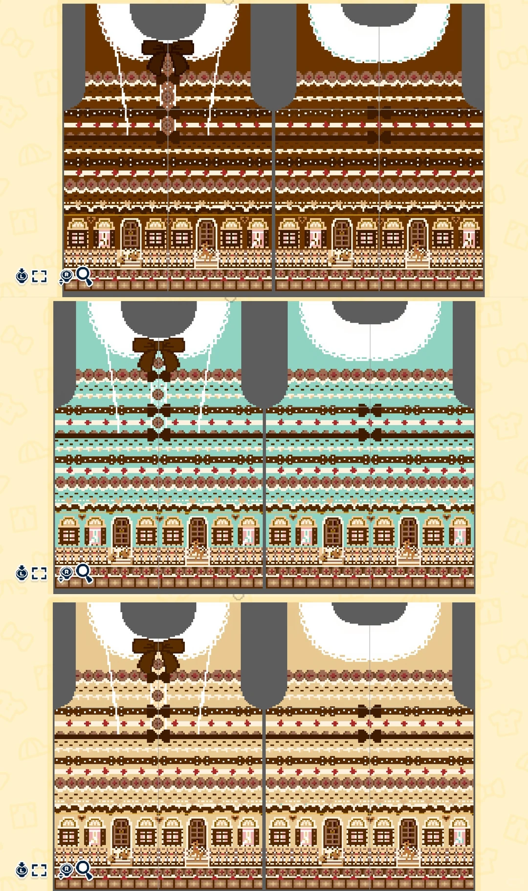 Fresh AP Kougai Lolita Dress Pattern Sheet — Tomodachi Life DIY pattern