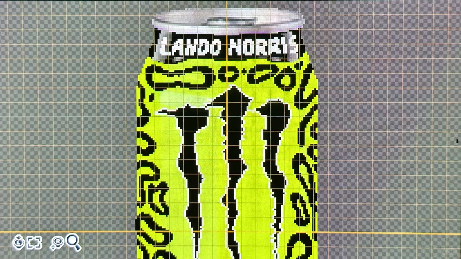 Motifs canettes Monster Lando et Red Bull — Tomodachi Life motif DIY (image 2)