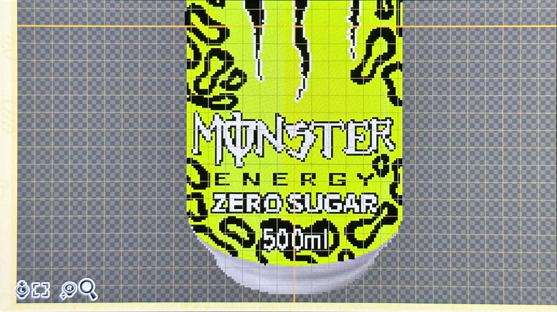 Motifs canettes Monster Lando et Red Bull — Tomodachi Life motif DIY (image 3)