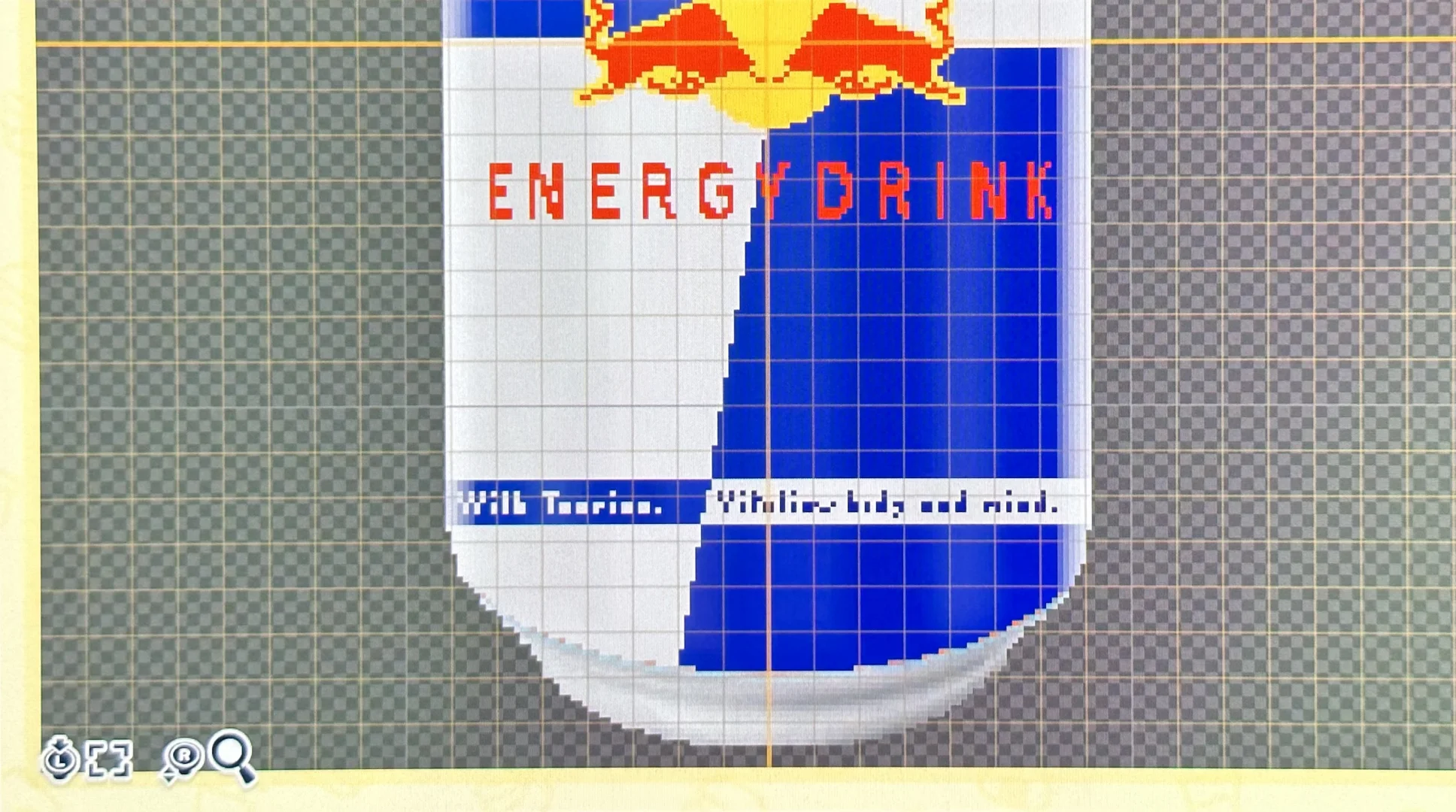 Motifs canettes Monster Lando et Red Bull — Tomodachi Life motif DIY (image 5)