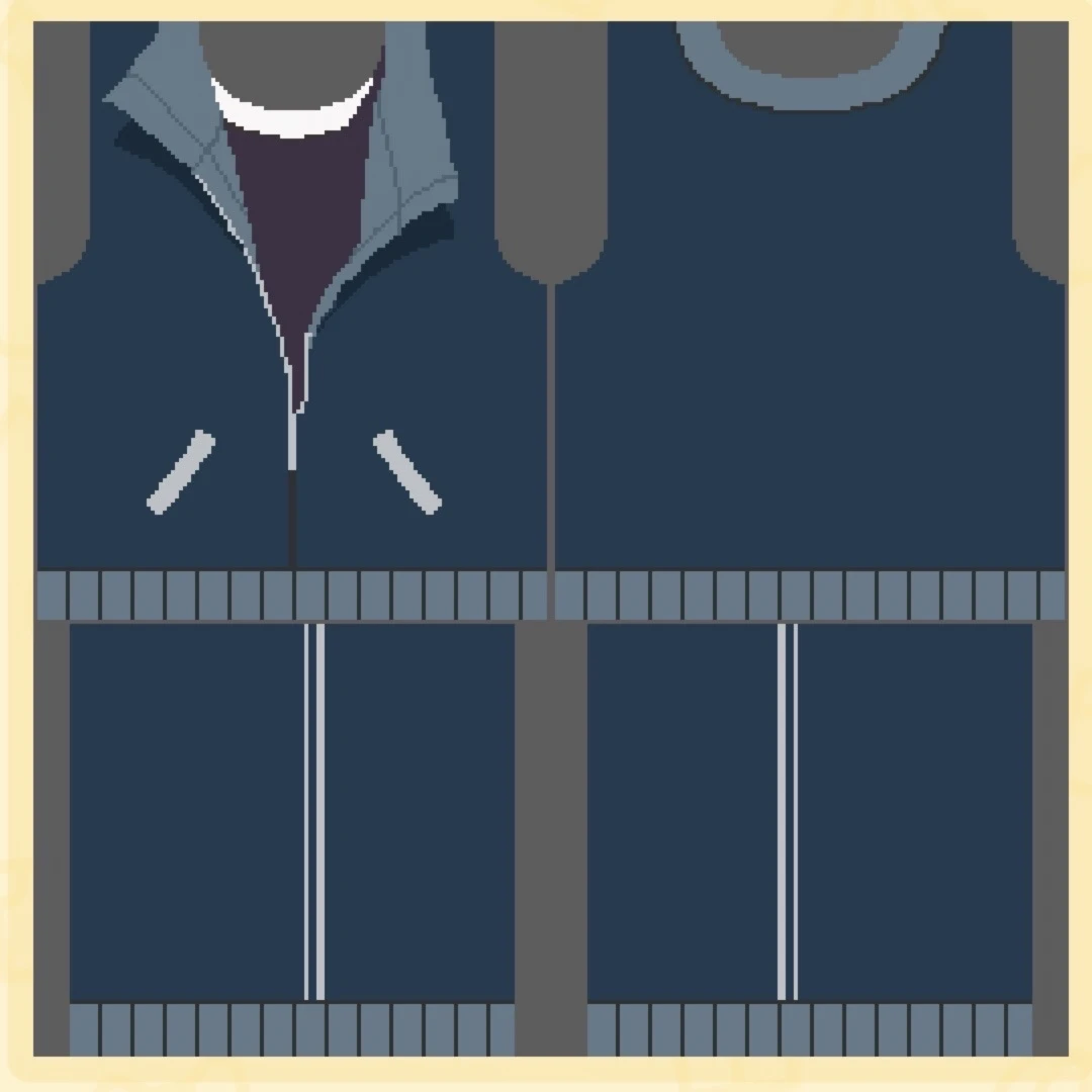 25時にカンセンしての私服デザインシート — トモダチライフ DIY 図案（2枚目）
