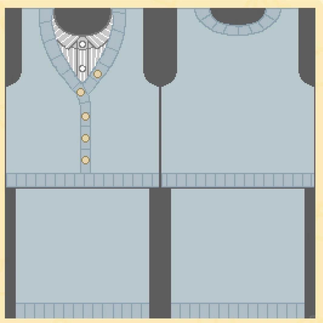 25時にカンセンしての私服デザインシート — トモダチライフ DIY 図案（3枚目）