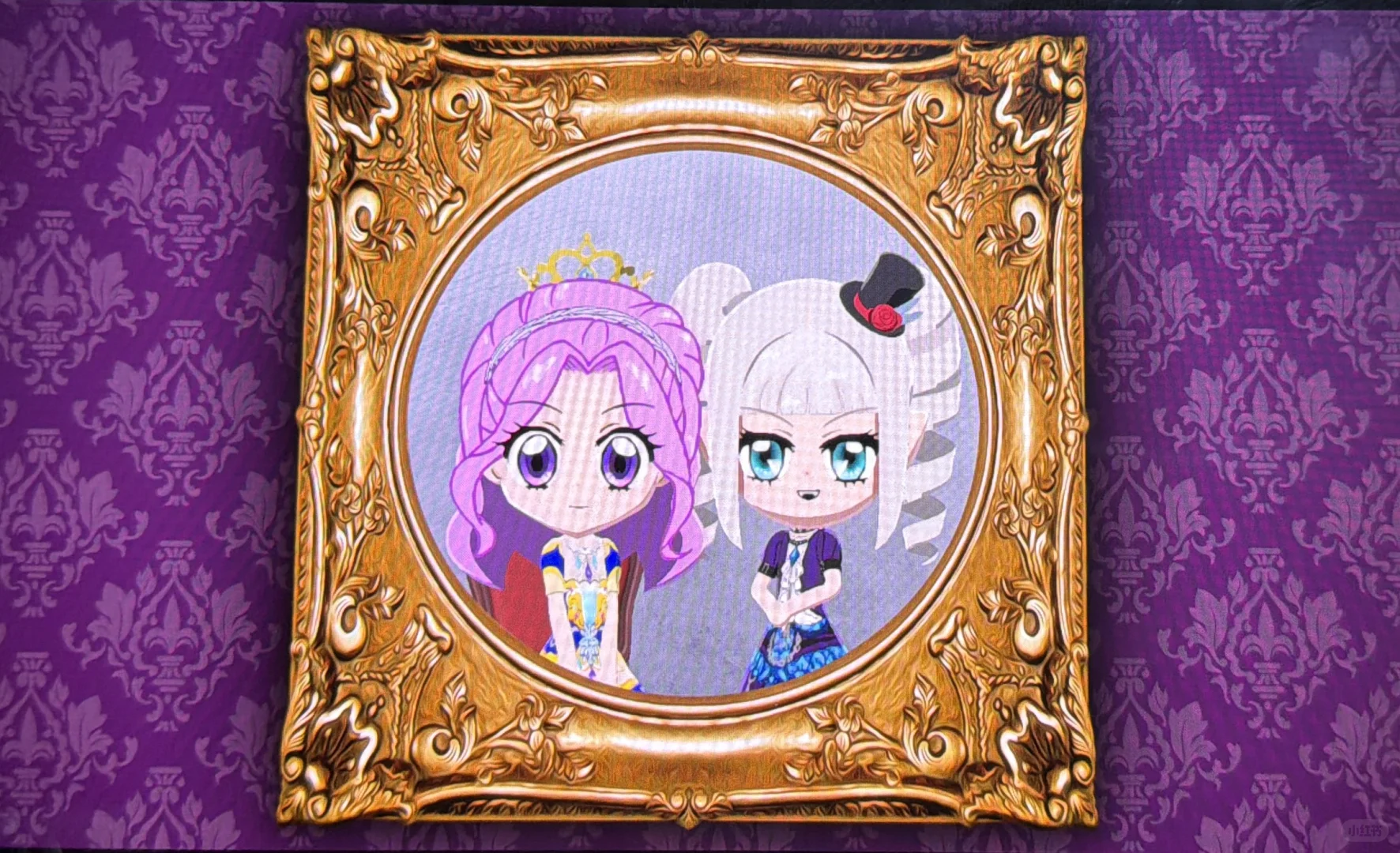 Motif de la robe Moon Sapphire de Kanzaki Mizuki (Aikatsu) — Tomodachi Life motif DIY (image 3)