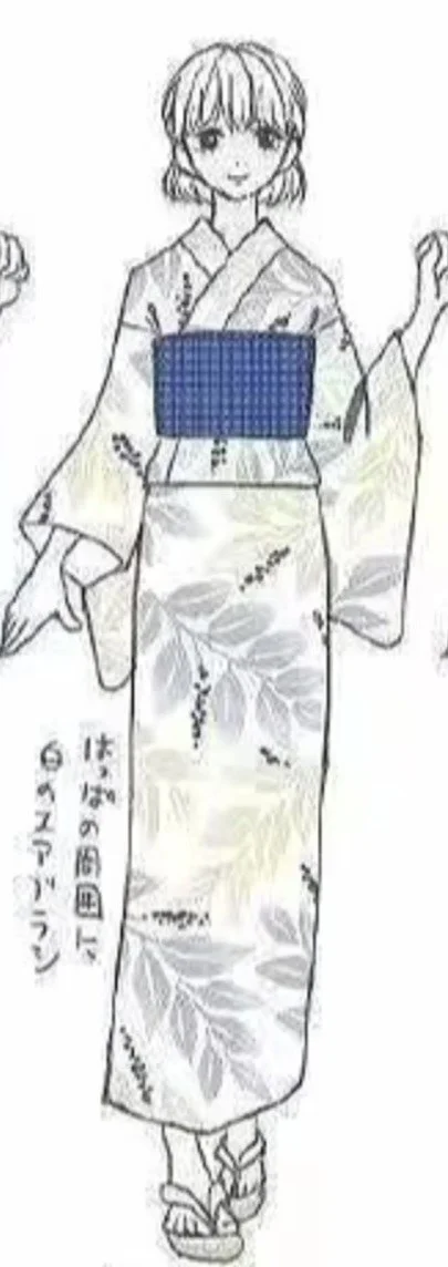 南天の淡雅な着物～描画不要 第3弾 — トモダチライフ DIY 図案（6枚目）