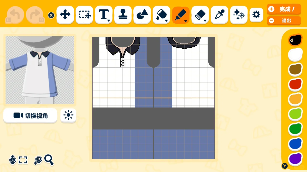 テニスの王子様 学校制服デザインシート集 — トモダチライフ DIY 図案（8枚目）