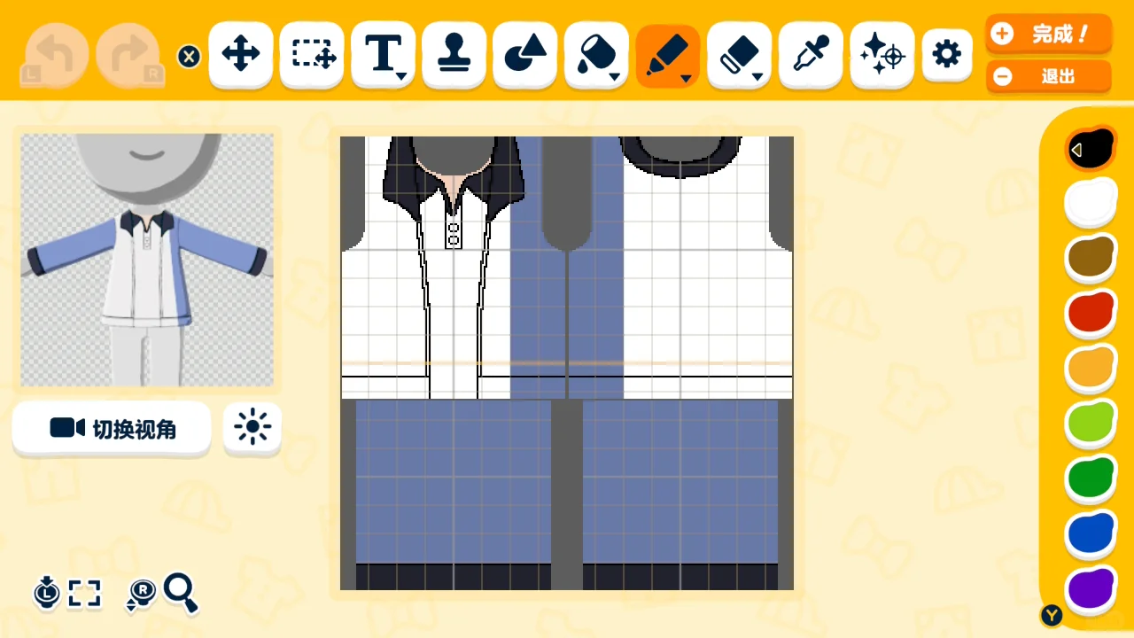 テニスの王子様 学校制服デザインシート集 — トモダチライフ DIY 図案（9枚目）