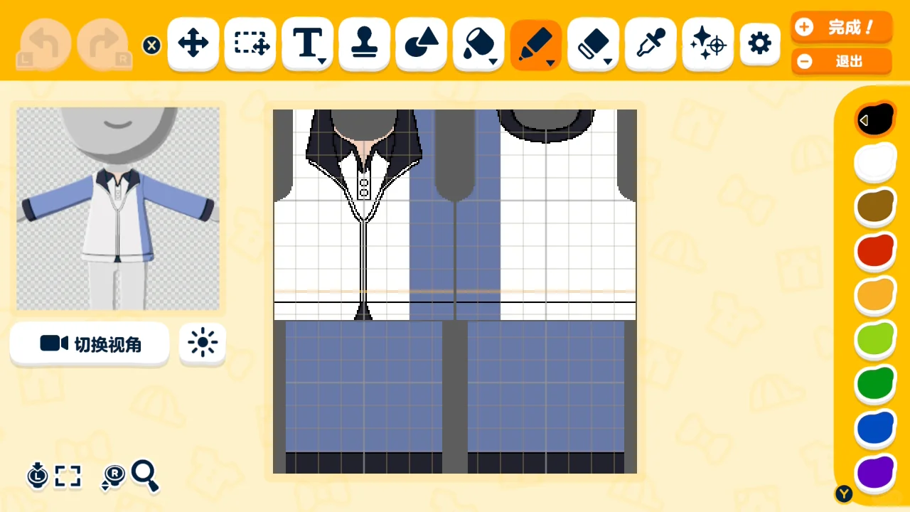 テニスの王子様 学校制服デザインシート集 — トモダチライフ DIY 図案（10枚目）