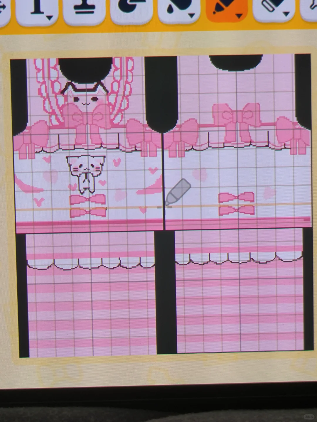 Seven Girls' Outfit Pattern Sheets Collection — Tomodachi Life DIY pattern