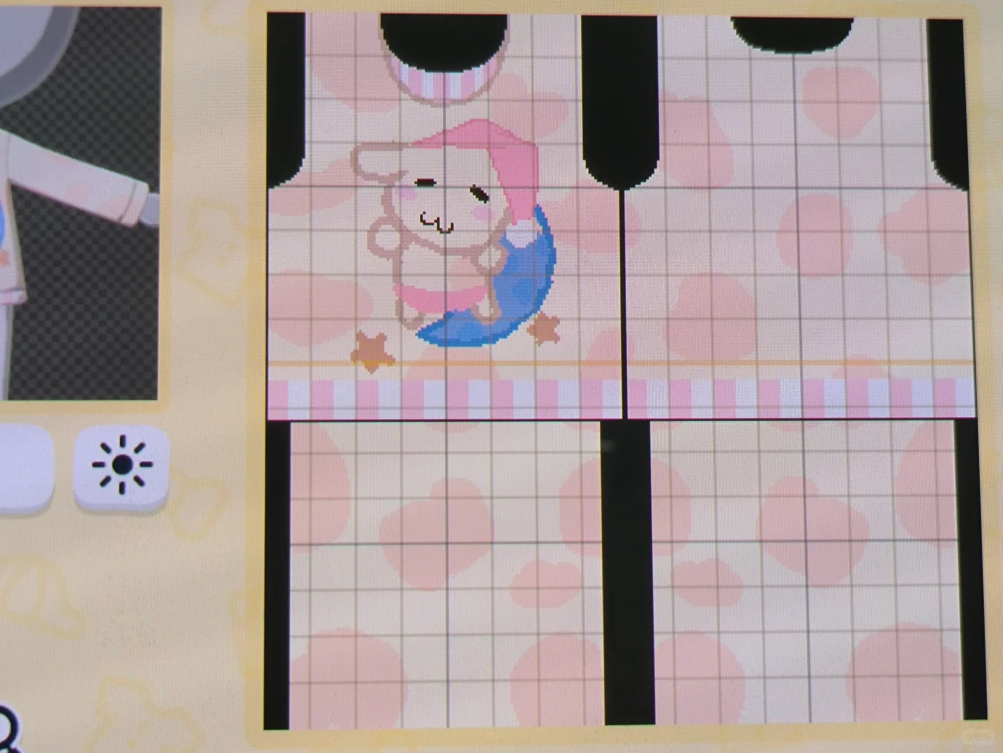 女の子服7種類のデザインシート集 — トモダチライフ DIY 図案（6枚目）