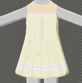 Feuille de motif – Robe bustier arête de poisson — Tomodachi Life motif DIY (image 6)