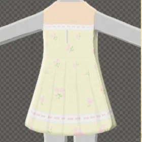 Feuille de motif – Robe bustier arête de poisson — Tomodachi Life motif DIY (image 7)