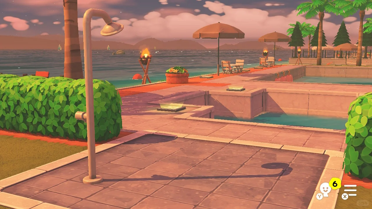 Journal de Construction d'Île avec Tennis et Piscine — Tomodachi Life motif DIY (image 11)