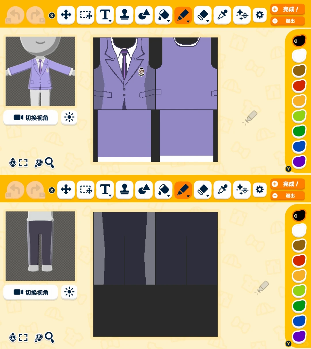 トモコレで桜蘭高校を再現・デザインシート付き — トモダチライフ DIY 図案（10枚目）