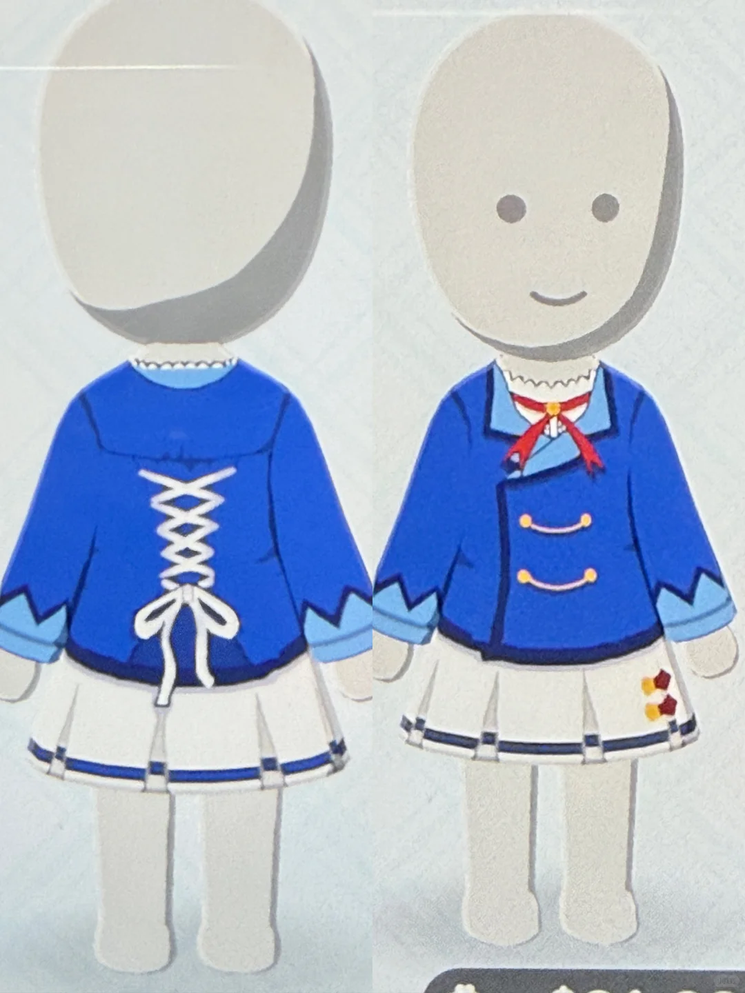 トモコレ用アイカツアイドル制服デザインシート — トモダチライフ DIY 図案