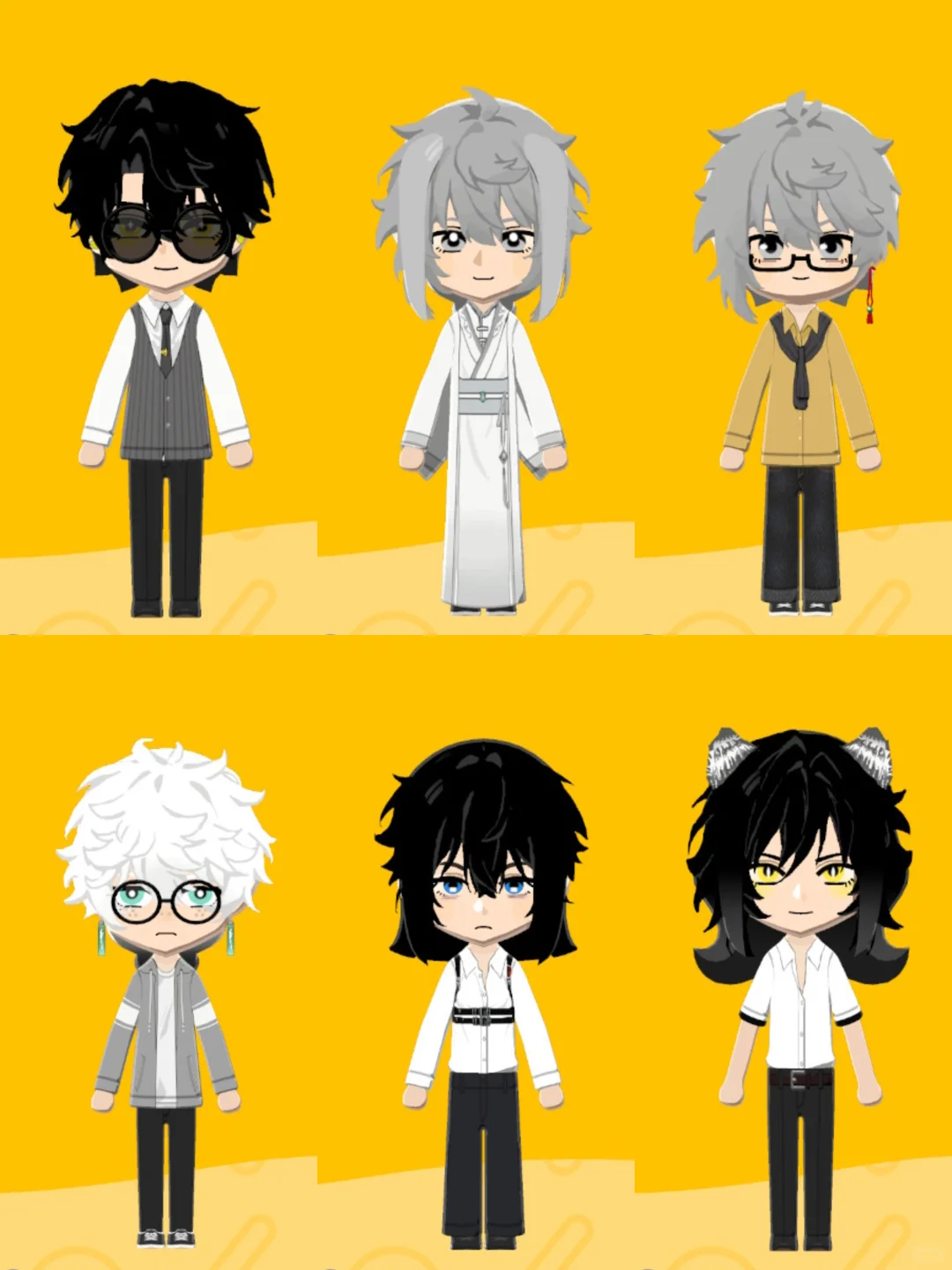 陰陽師キャラクターの服デザインシート（トモコレ用） — トモダチライフ DIY 図案（2枚目）