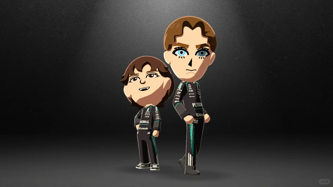 2026 Mercedes Racing Suit Pattern Sheet — Tomodachi Life DIY pattern