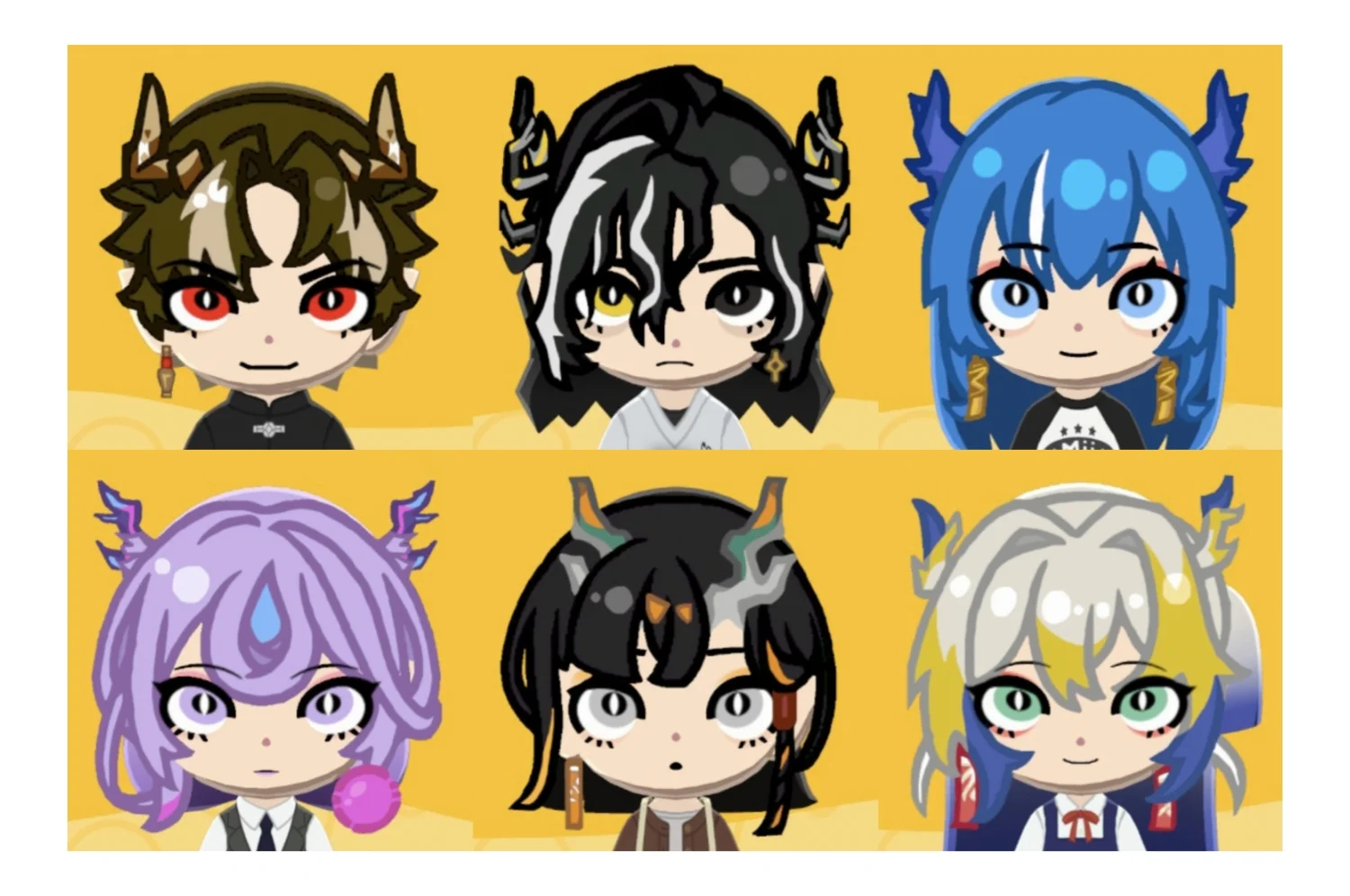 トモコレ MiiデザインシートP1（上編） — トモダチライフ DIY 図案（1枚目）