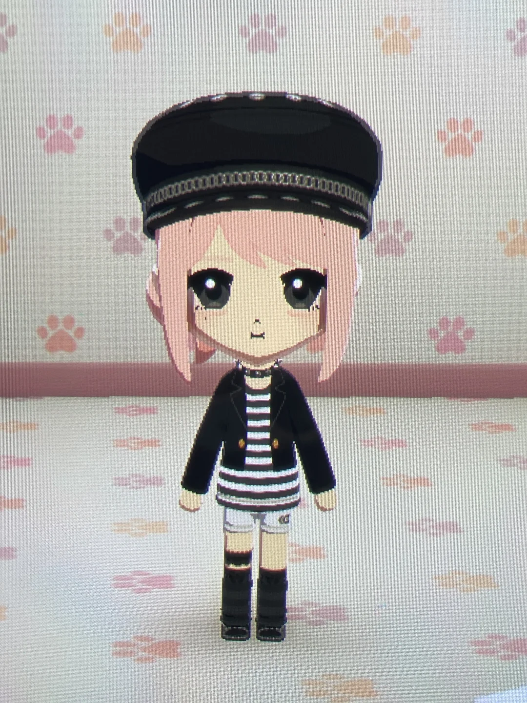 Gal Style Short Blazer Top Pattern Sheet — Tomodachi Life DIY pattern