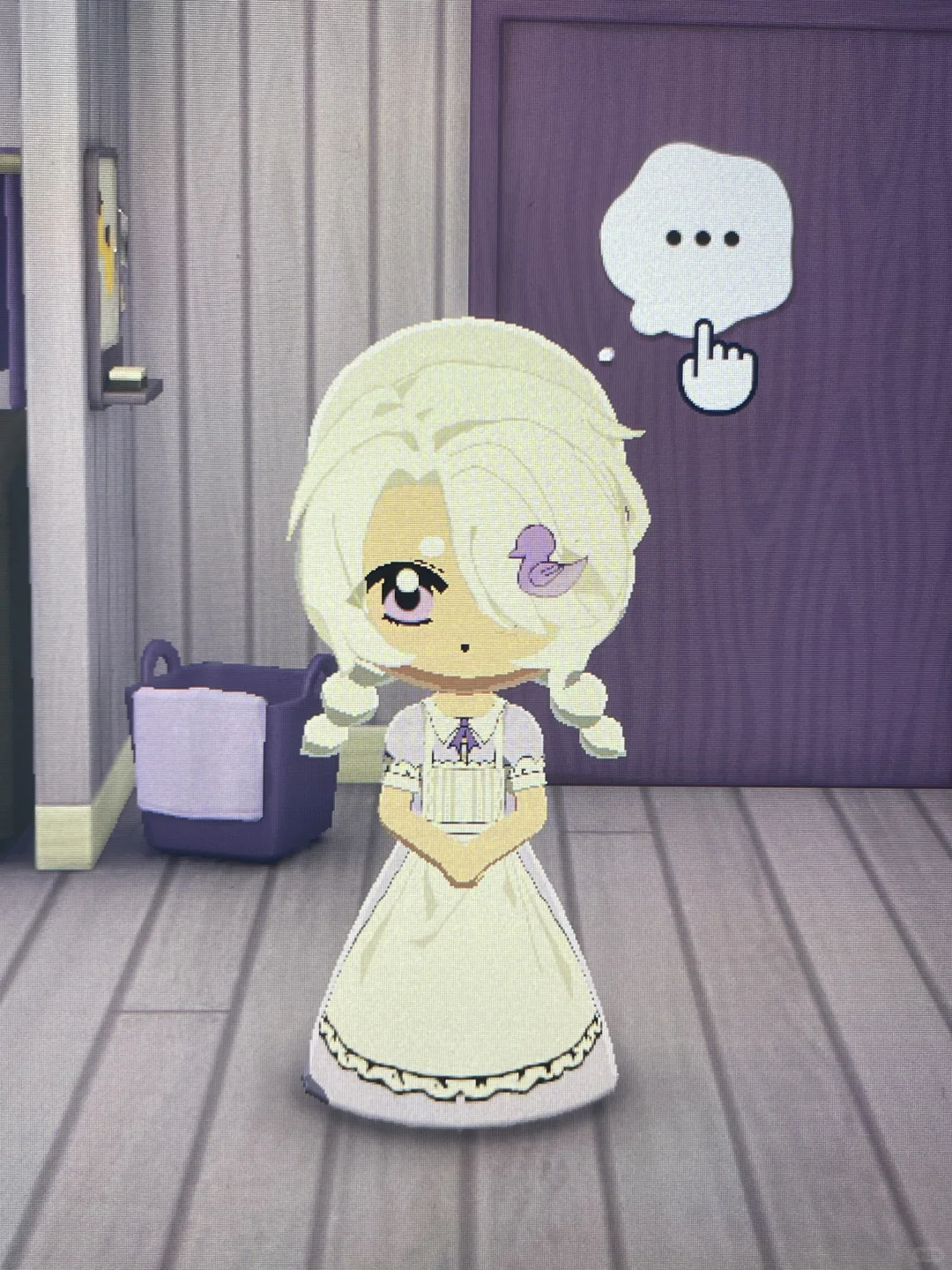 Classic Maid Outfit for Tomodachi Life with Pattern Sheet — Tomodachi Life DIY pattern