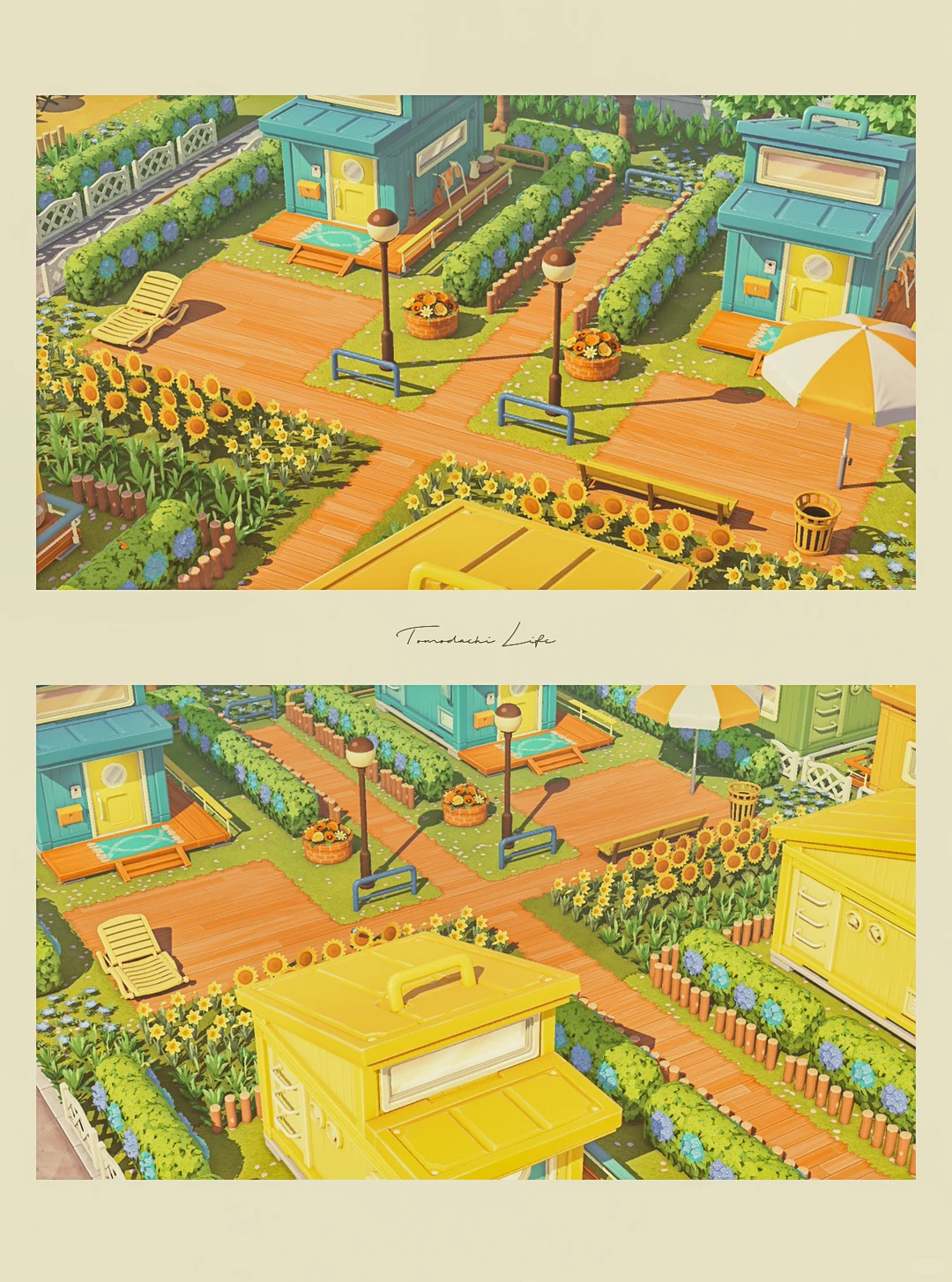Concept de quartier résidentiel pour Tomodachi Life : Une vie de rêve — Tomodachi Life motif DIY (image 3)