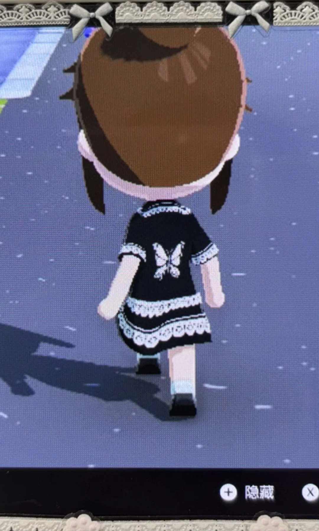 La nouvelle robe à motif papillon de Guangda Wang — Tomodachi Life motif DIY (image 2)