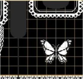 La nouvelle robe à motif papillon de Guangda Wang — Tomodachi Life motif DIY (image 3)