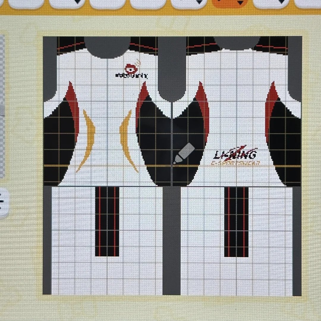 WBG New Jacket Team Uniform Pattern Sheet — Tomodachi Life DIY pattern