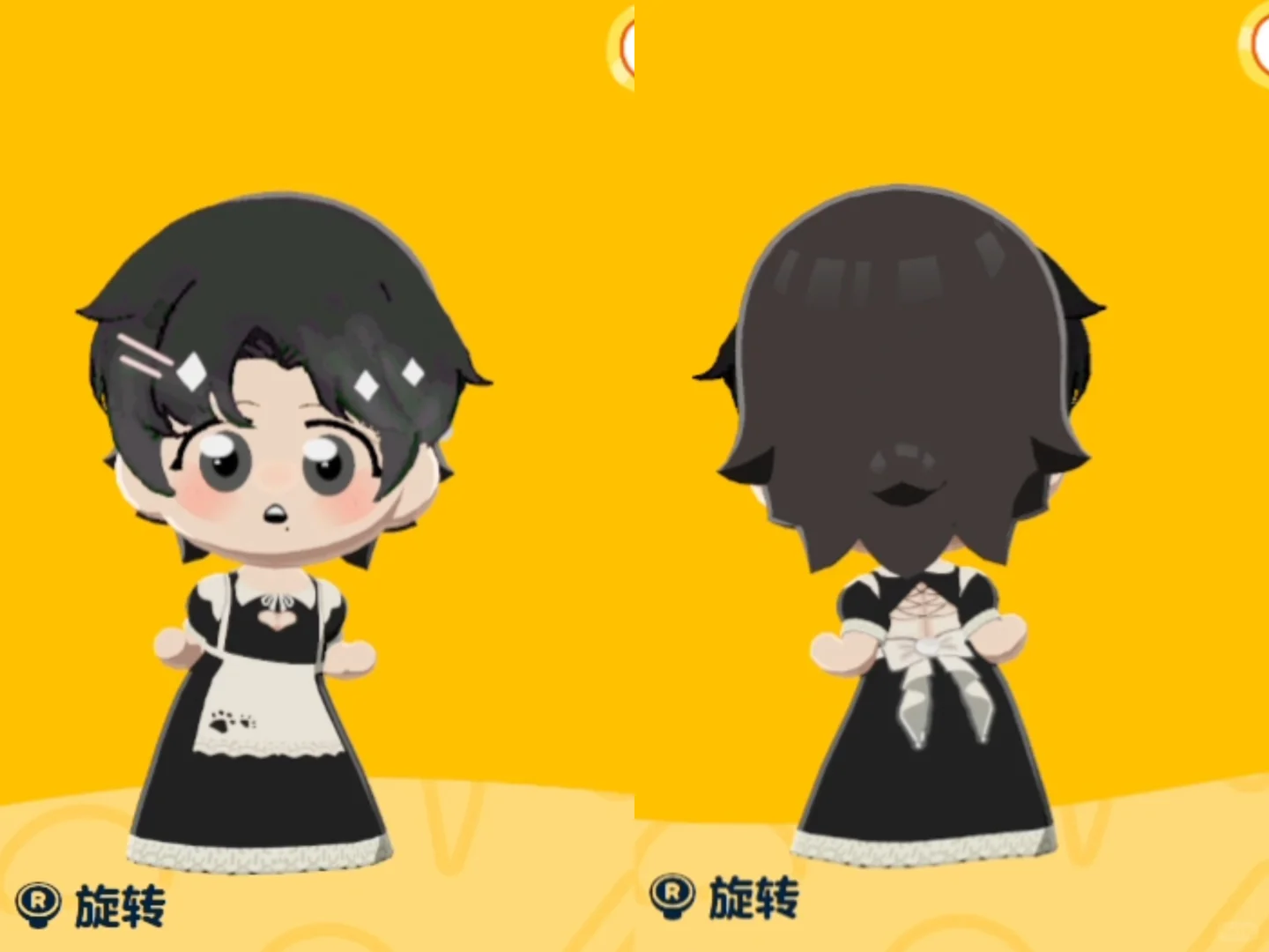 カットアウトメイド服デザインシート — トモダチライフ DIY 図案（3枚目）