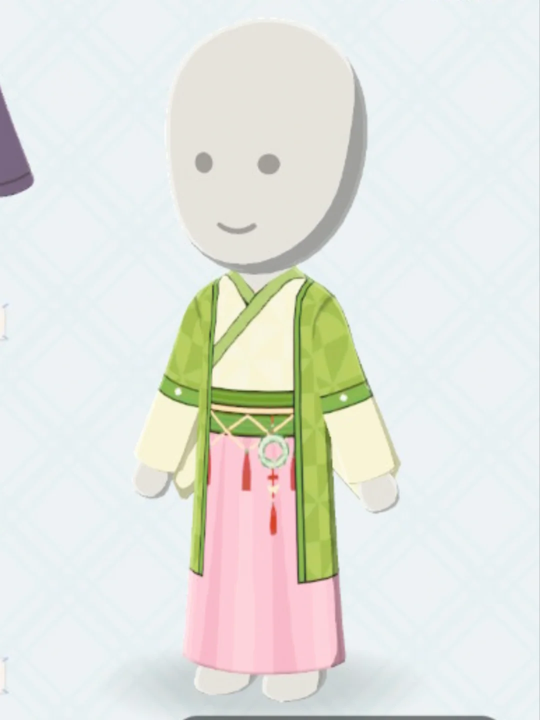 Pink and Green Ancient-Style Pattern Sheet — Tomodachi Life DIY pattern