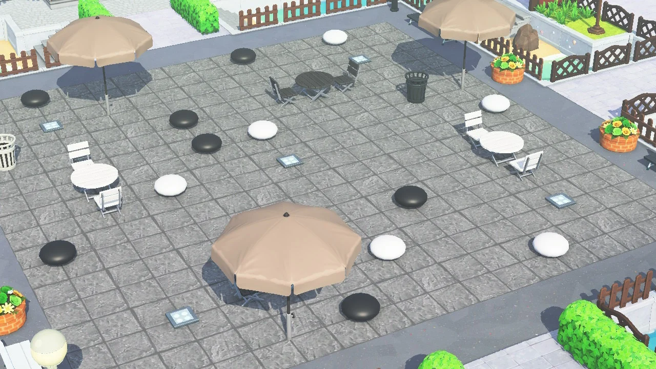 Scène d'échiquier géant sur l'île — sans dessin requis — Tomodachi Life motif DIY (image 5)
