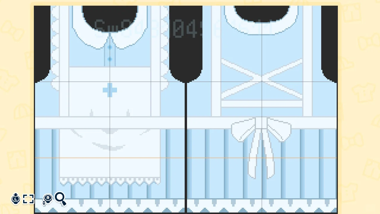 水色系のコーデデザイン — トモダチライフ DIY 図案（3枚目）