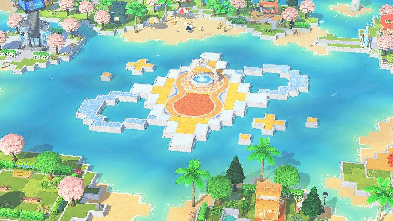 Reconstruction de l'île avec un style tropical décontracté — Tomodachi Life motif DIY (image 2)