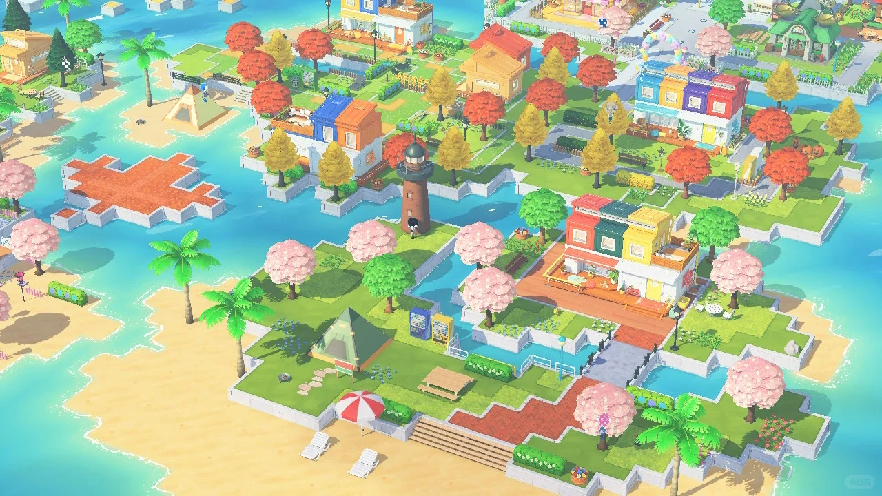 Reconstruction de l'île avec un style tropical décontracté — Tomodachi Life motif DIY (image 7)