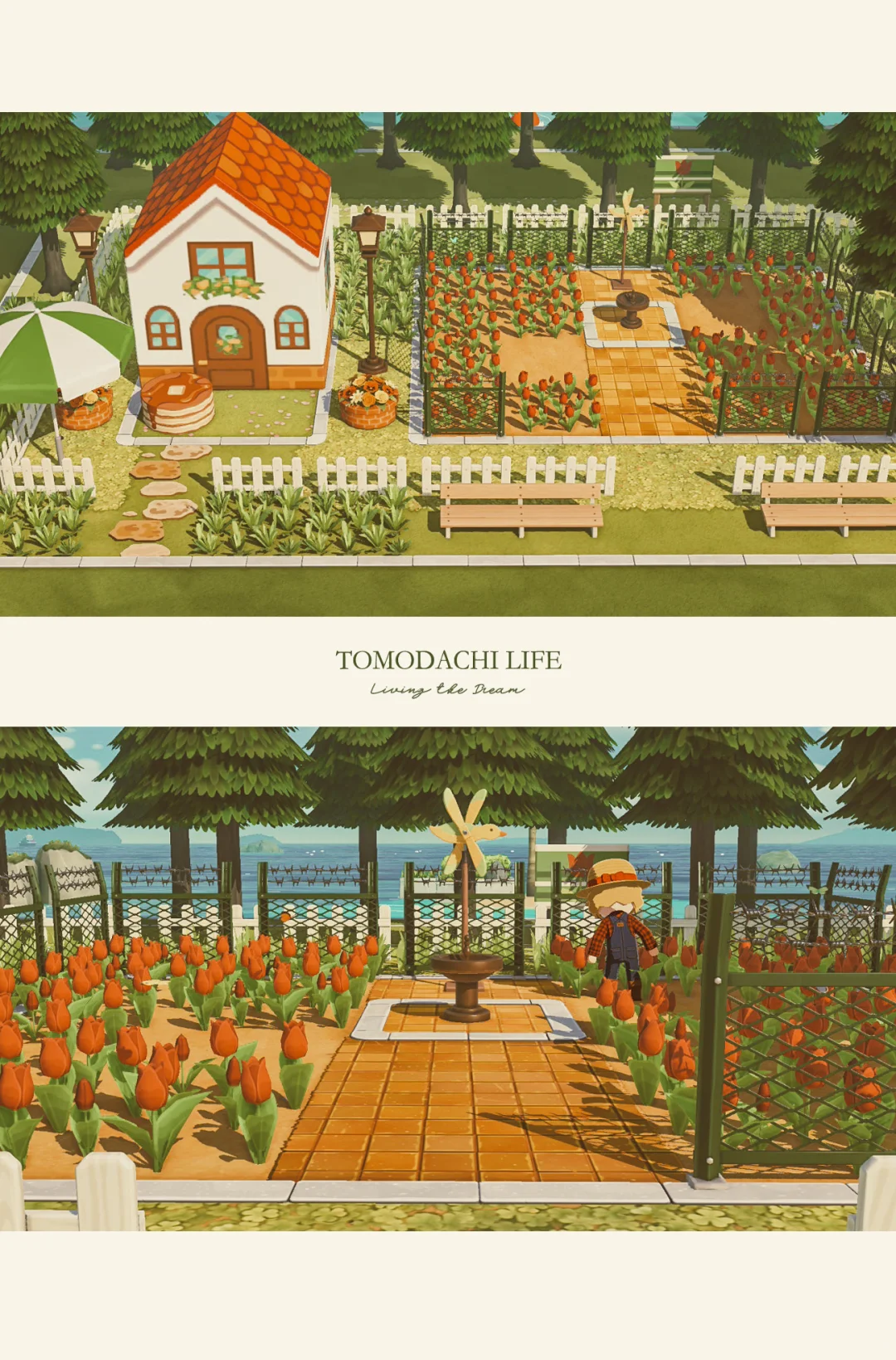 🏠花农的小屋和郁金香花田 — 人森 DIY 图纸