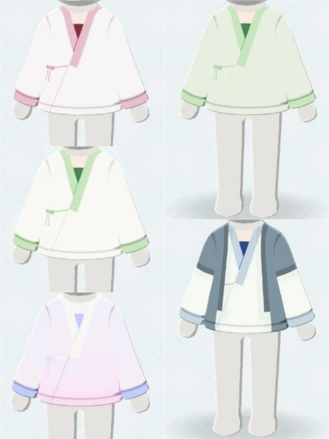Hanfu Cross-Layered Top and Han-Inspired Elements — Tomodachi Life DIY pattern