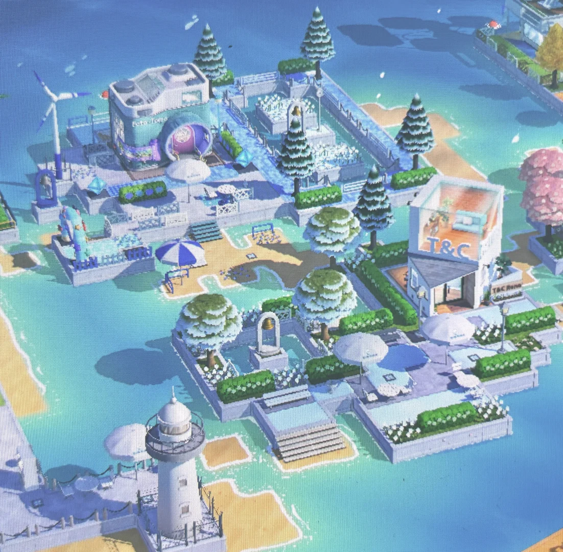 🏝️人森淡色系岛建❄️…… — 人森 DIY 图纸（第 2 张）