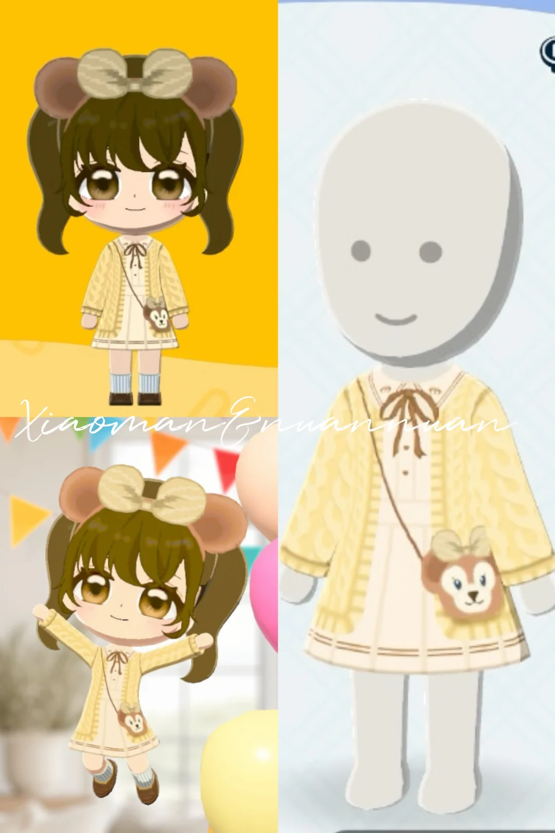 Disney Shellie May Outfit Pattern Sheet — Tomodachi Life DIY pattern