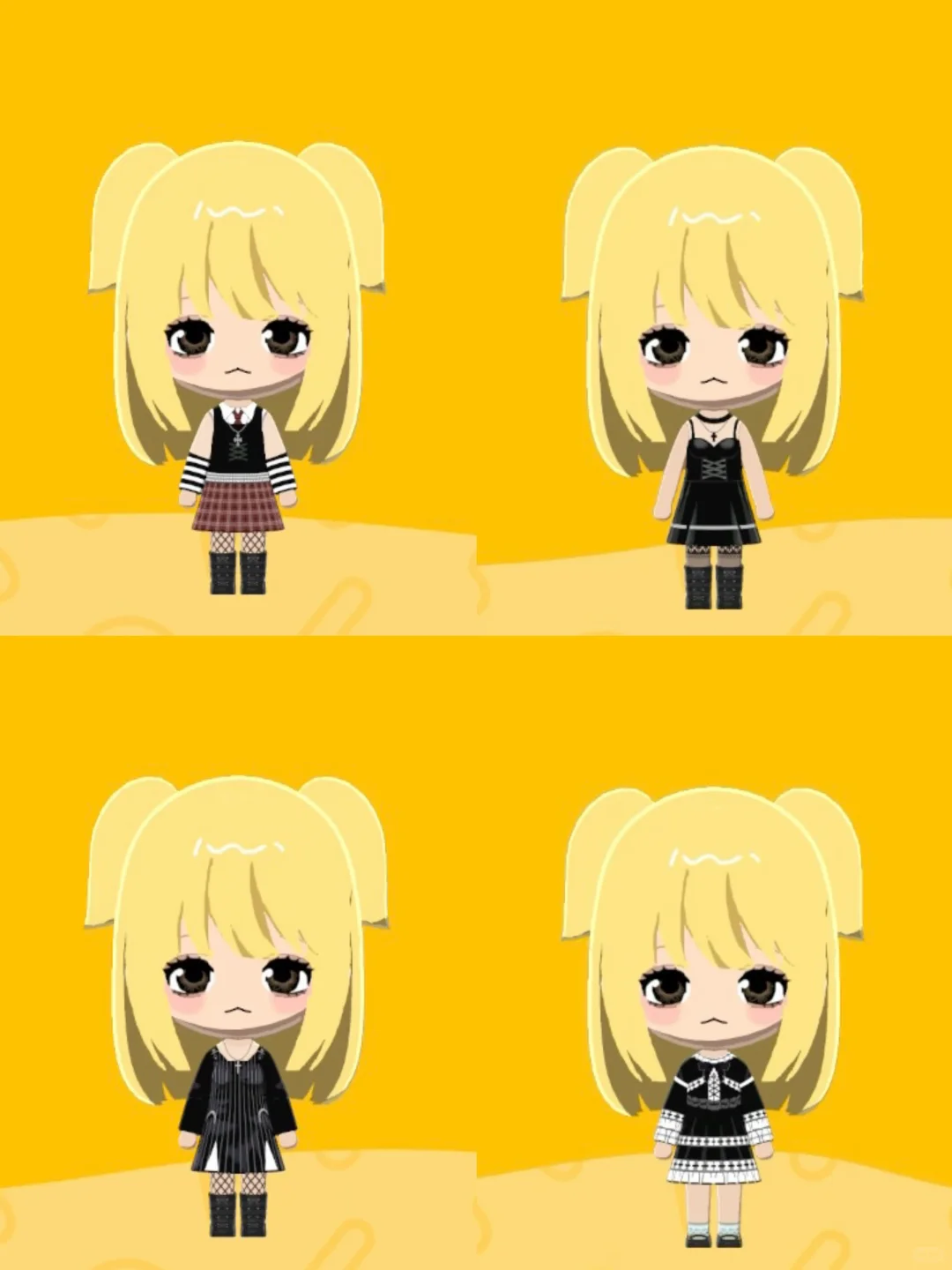 Misa's Wardrobe Pattern Sheets in Tomodachi Life — Tomodachi Life DIY pattern