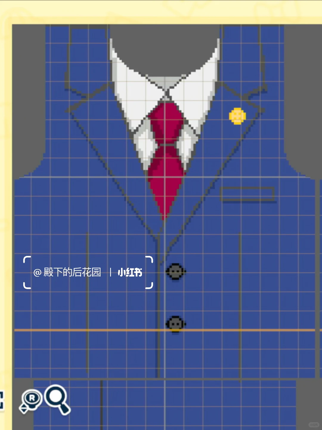 逆転裁判キャラクター衣装デザインシートまとめ — トモダチライフ DIY 図案（2枚目）