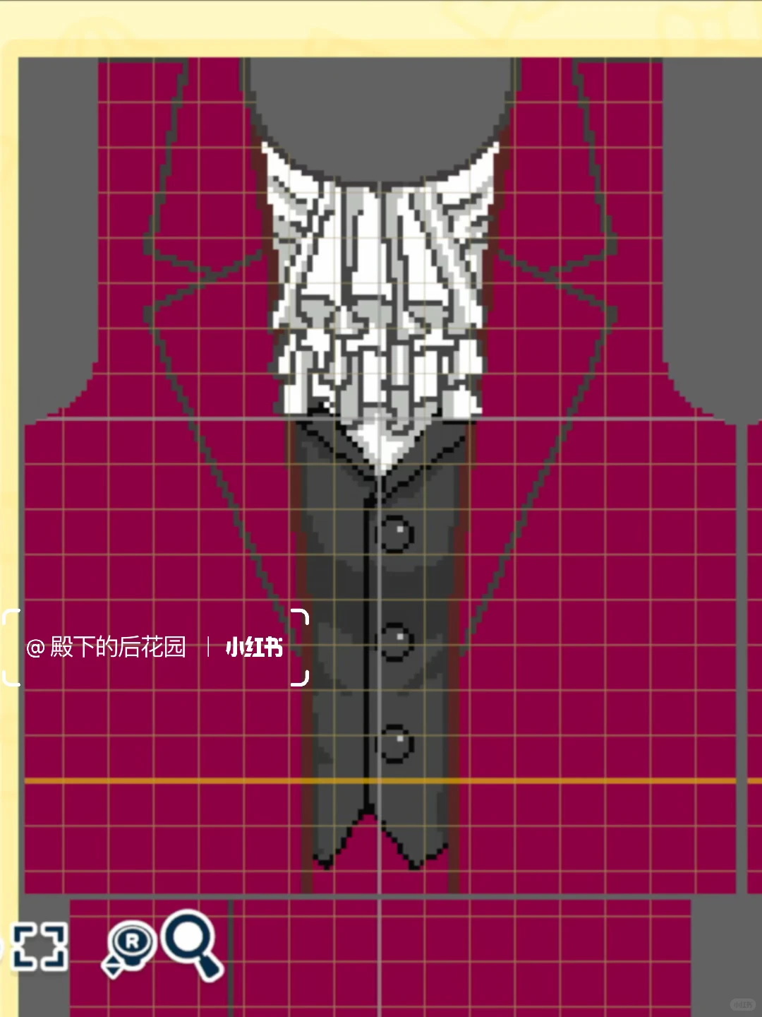 逆転裁判キャラクター衣装デザインシートまとめ — トモダチライフ DIY 図案（4枚目）