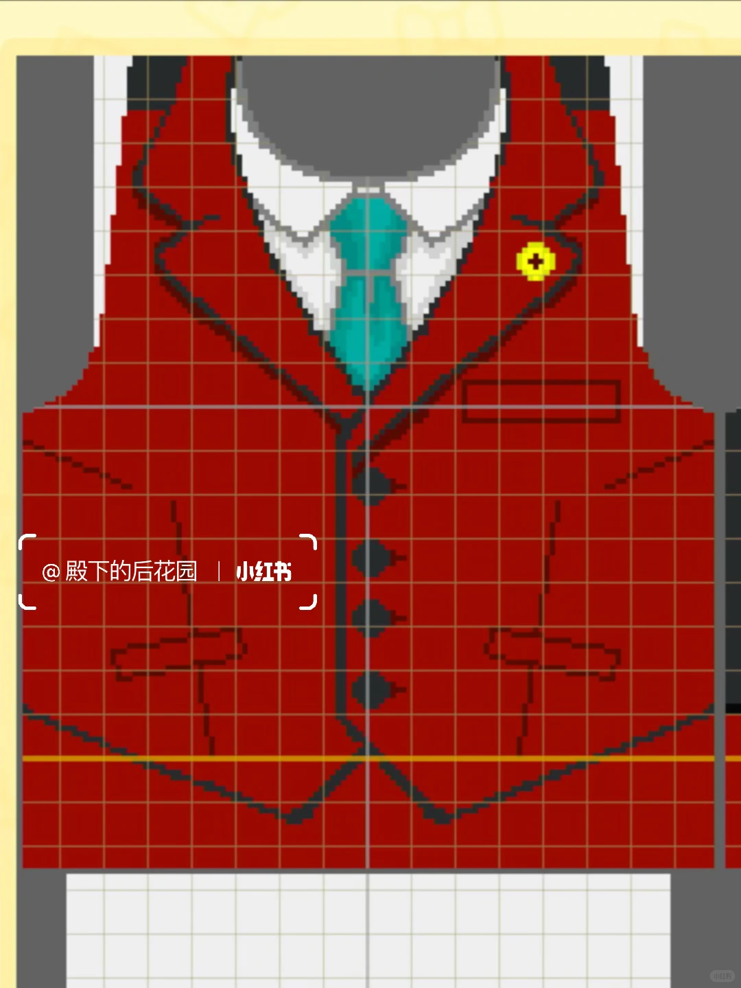 逆転裁判キャラクター衣装デザインシートまとめ — トモダチライフ DIY 図案（8枚目）